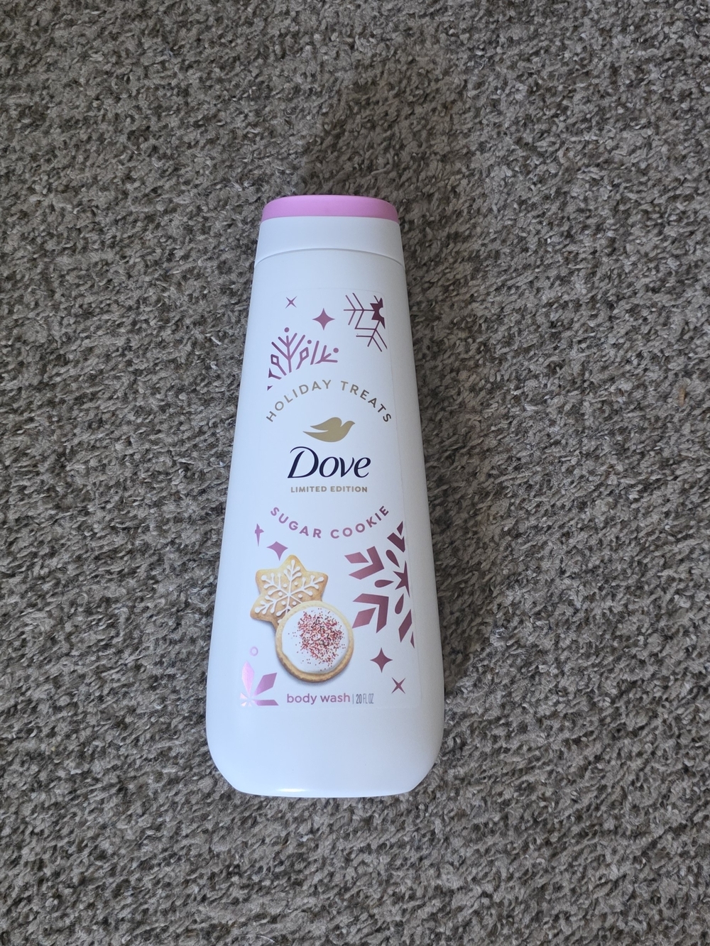 Dove Holiday Treats Sugar Cookie Body Wash - Pink/White